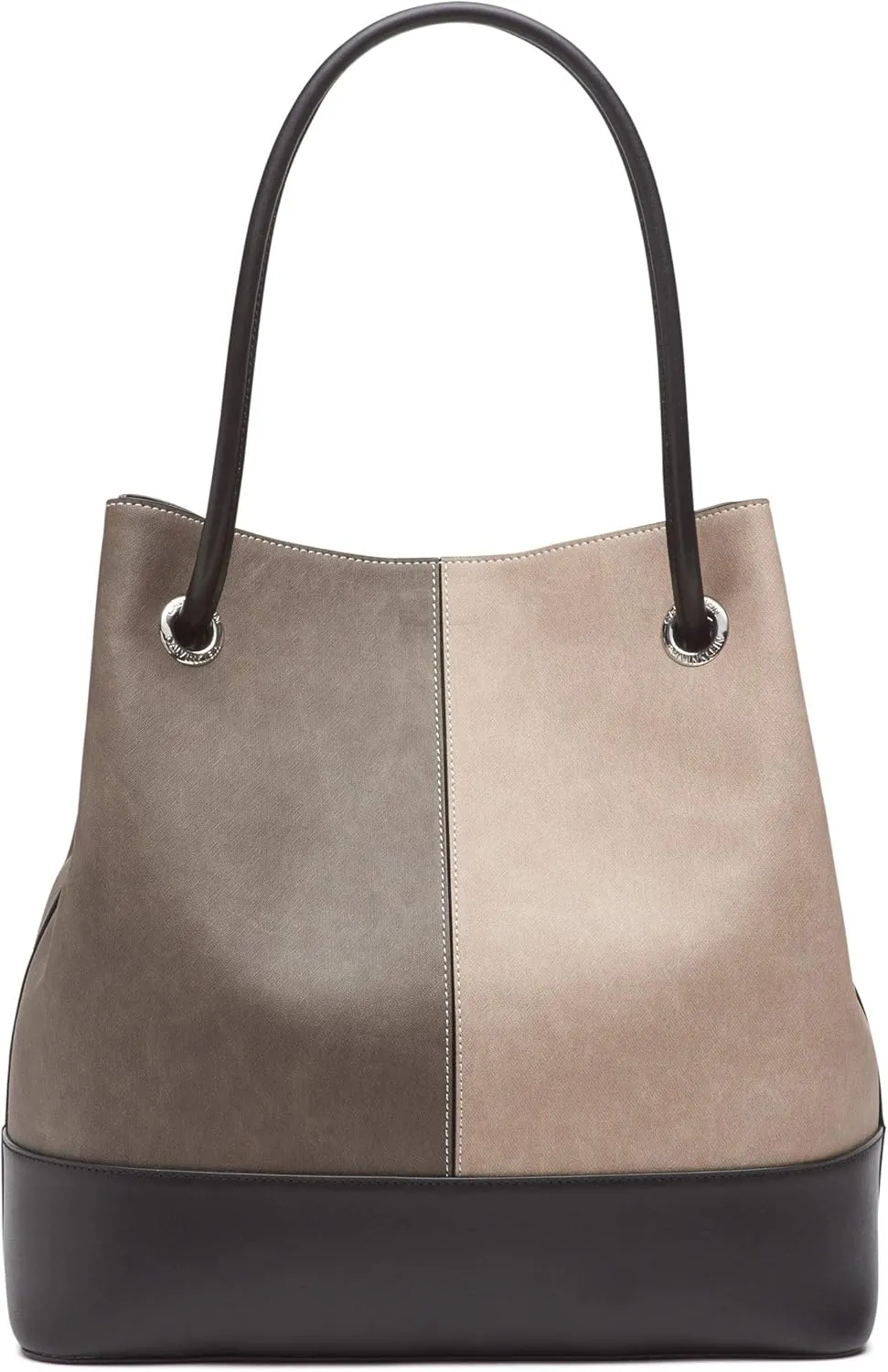 Calvin Klein Gabrianna Bubble Lamb North/South Key Item Tote