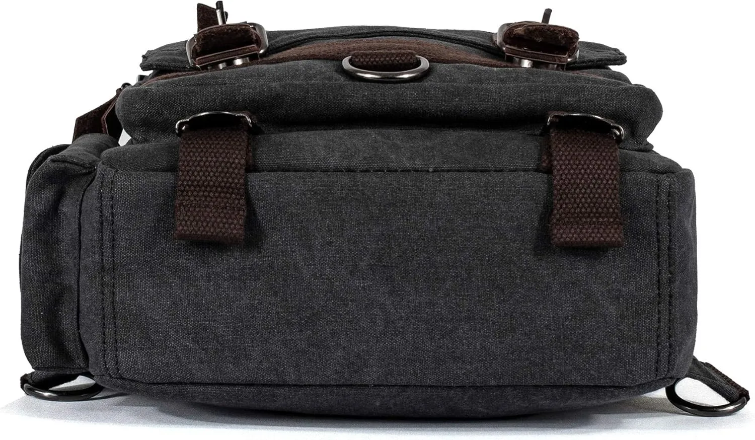 Canvas Messenger Bag Crossbody Shoulder Backpack Sling Bag Rucksack Daypack Casual Travel