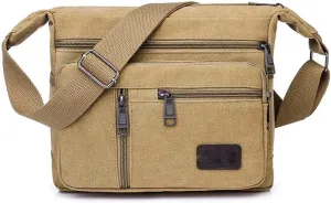 Canvas Shoulder Bags Casual Tote Travel Men's Crossbody Bag Messenger Bags Handbag