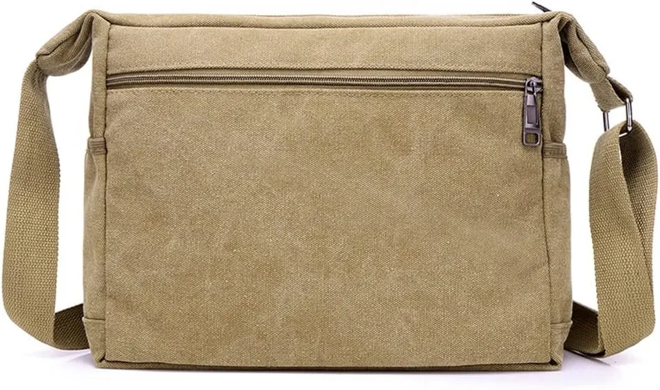 Canvas Shoulder Bags Casual Tote Travel Men's Crossbody Bag Messenger Bags Handbag