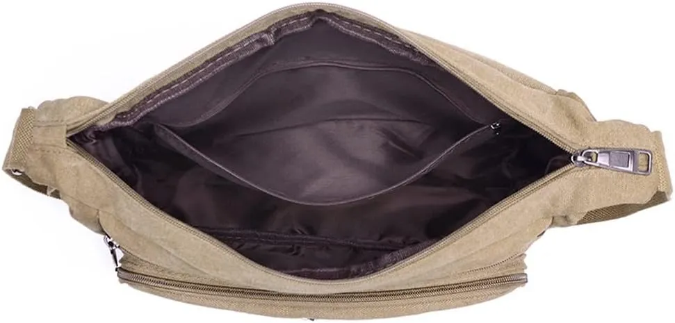 Canvas Shoulder Bags Casual Tote Travel Men's Crossbody Bag Messenger Bags Handbag