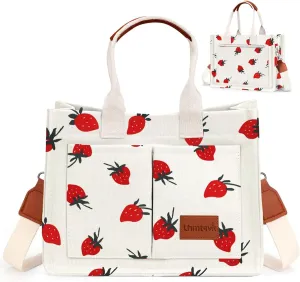Canvas Tote Bag for Women, Large Work Purses Bible Tote