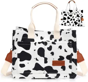 Canvas Tote Bag for Women, Large Work Purses Bible Tote