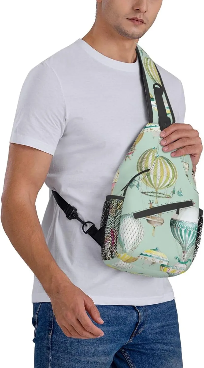 Cartoon Balloon Cross Chest Bag Diagonally Travel Backpack, Light Travel, Hiking Single Shoulder Bag
