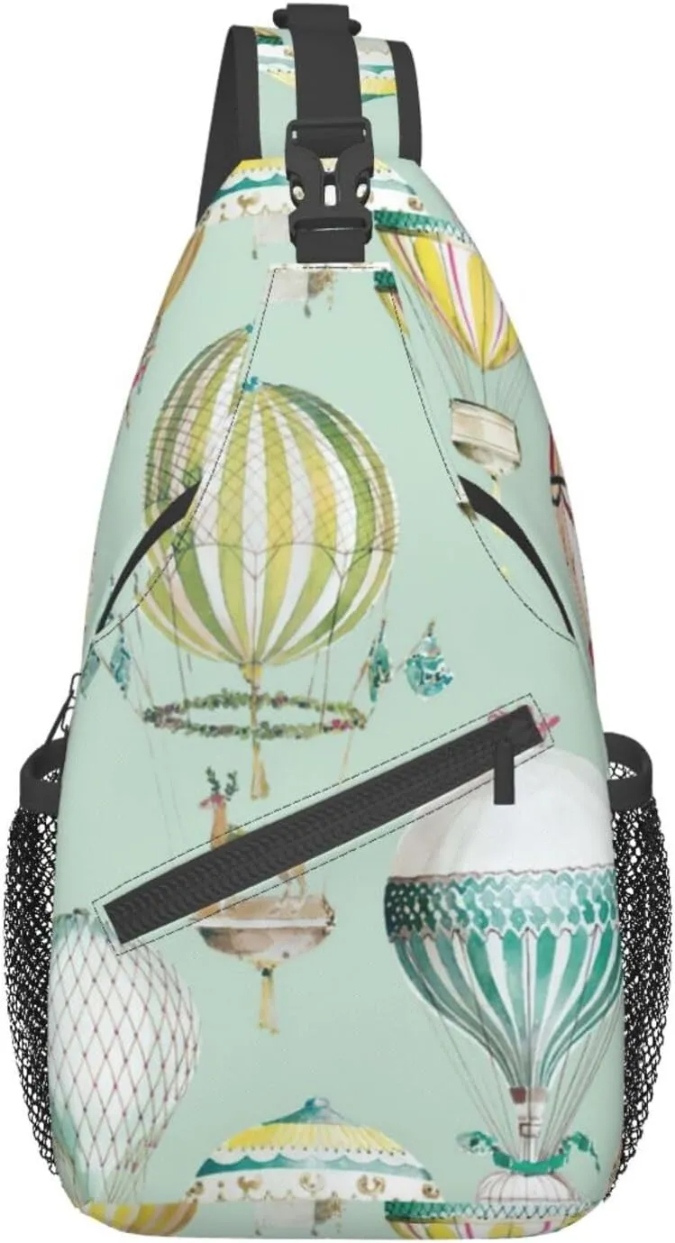 Cartoon Balloon Cross Chest Bag Diagonally Travel Backpack, Light Travel, Hiking Single Shoulder Bag