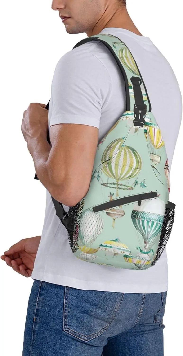 Cartoon Balloon Cross Chest Bag Diagonally Travel Backpack, Light Travel, Hiking Single Shoulder Bag