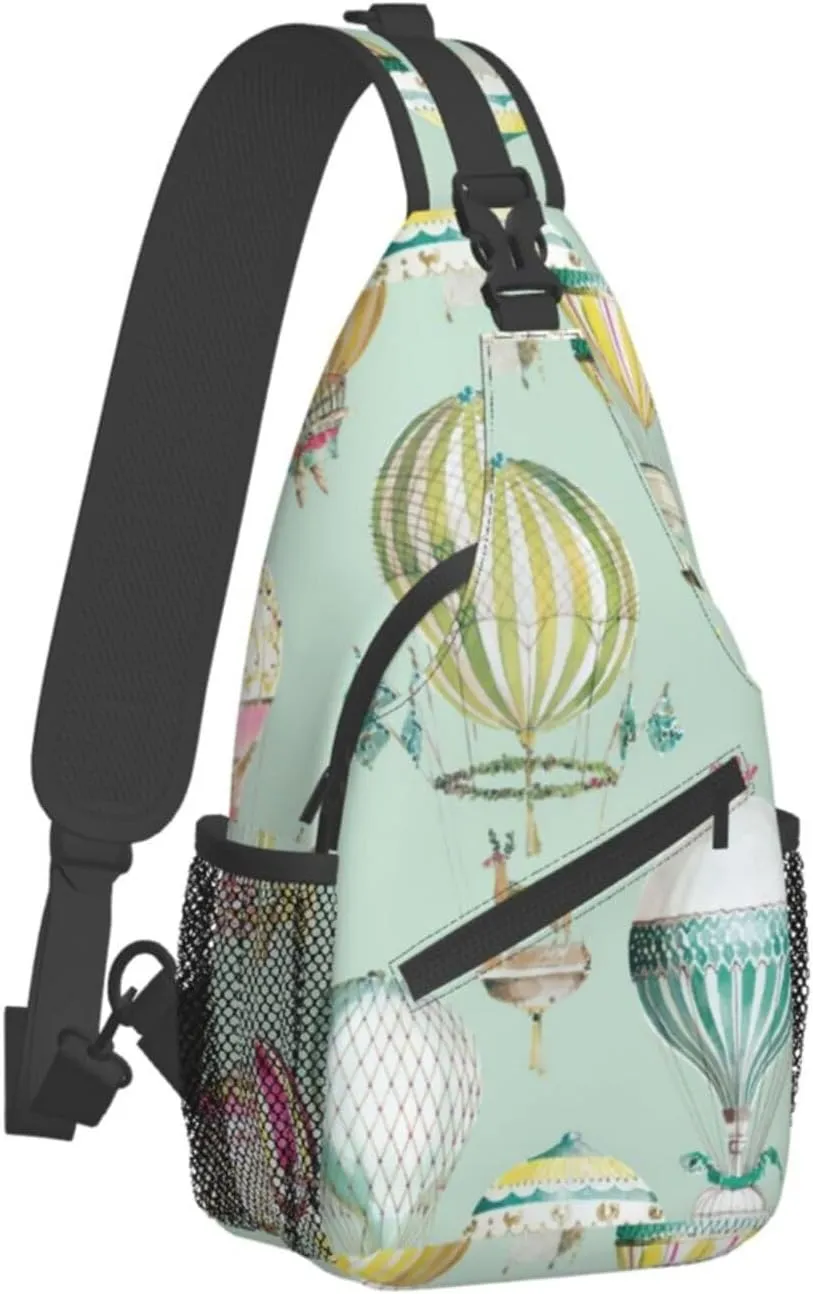 Cartoon Balloon Cross Chest Bag Diagonally Travel Backpack, Light Travel, Hiking Single Shoulder Bag