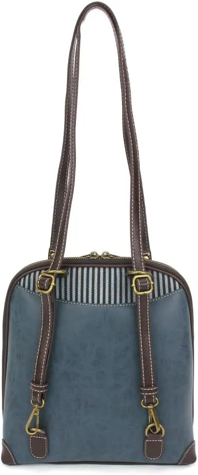 CHALA Convertible Backpack Purse - Women Convertible Shoulder Purse with Adjustable Strap