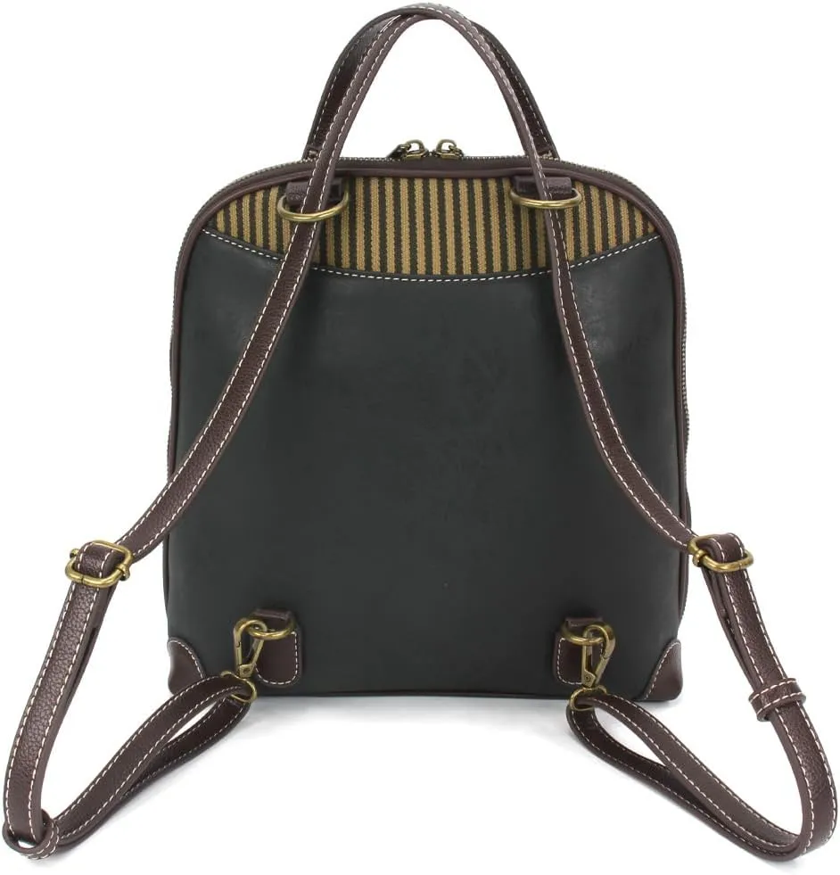 CHALA Convertible Backpack Purse - Women Convertible Shoulder Purse with Adjustable Strap