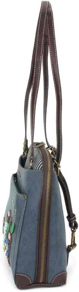 CHALA Convertible Backpack Purse - Women Convertible Shoulder Purse with Adjustable Strap