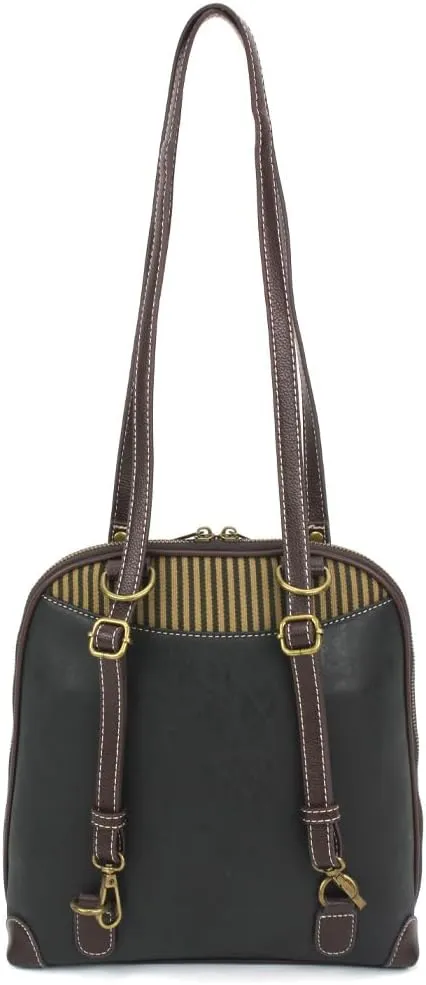 CHALA Convertible Backpack Purse - Women Convertible Shoulder Purse with Adjustable Strap