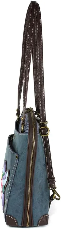 CHALA Convertible Backpack Purse - Women Convertible Shoulder Purse with Adjustable Strap