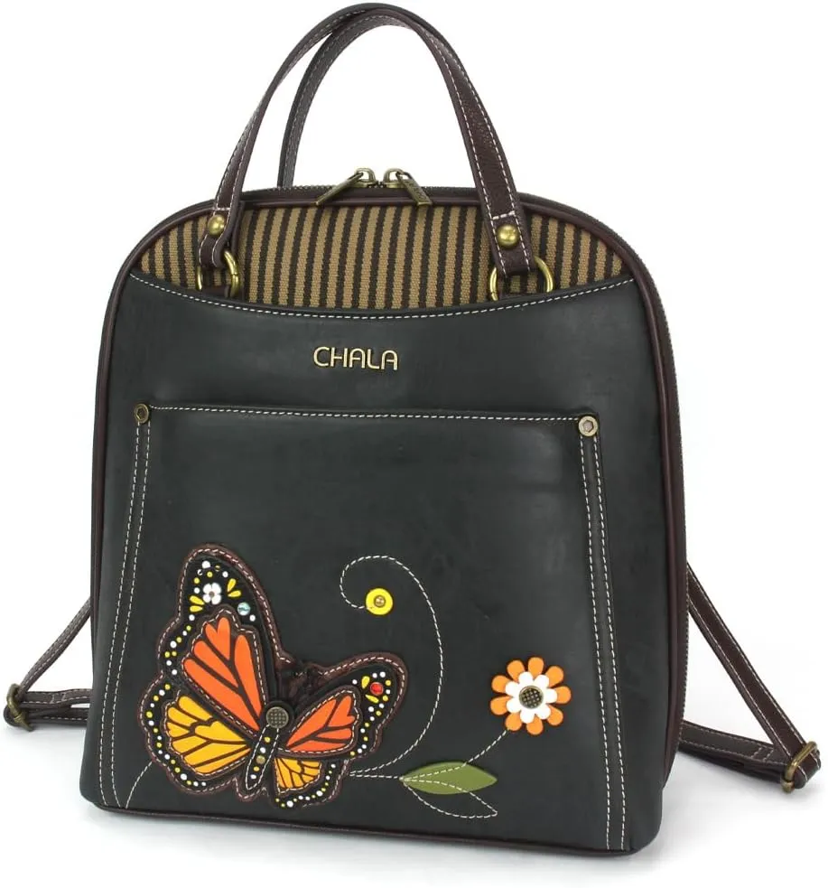 CHALA Convertible Backpack Purse - Women Convertible Shoulder Purse with Adjustable Strap