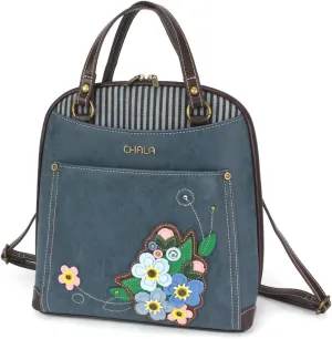 CHALA Convertible Backpack Purse - Women Convertible Shoulder Purse with Adjustable Strap