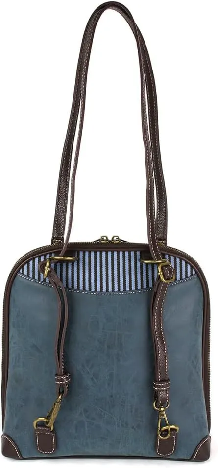 CHALA Convertible Backpack Purse - Women Convertible Shoulder Purse with Adjustable Strap