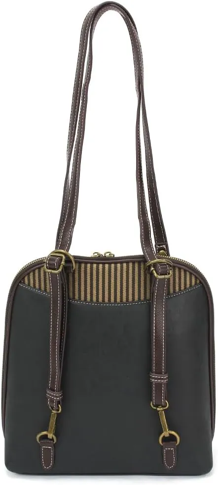 CHALA Convertible Backpack Purse - Women Convertible Shoulder Purse with Adjustable Strap