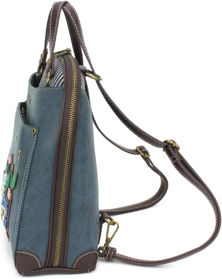 CHALA Convertible Backpack Purse - Women Convertible Shoulder Purse with Adjustable Strap