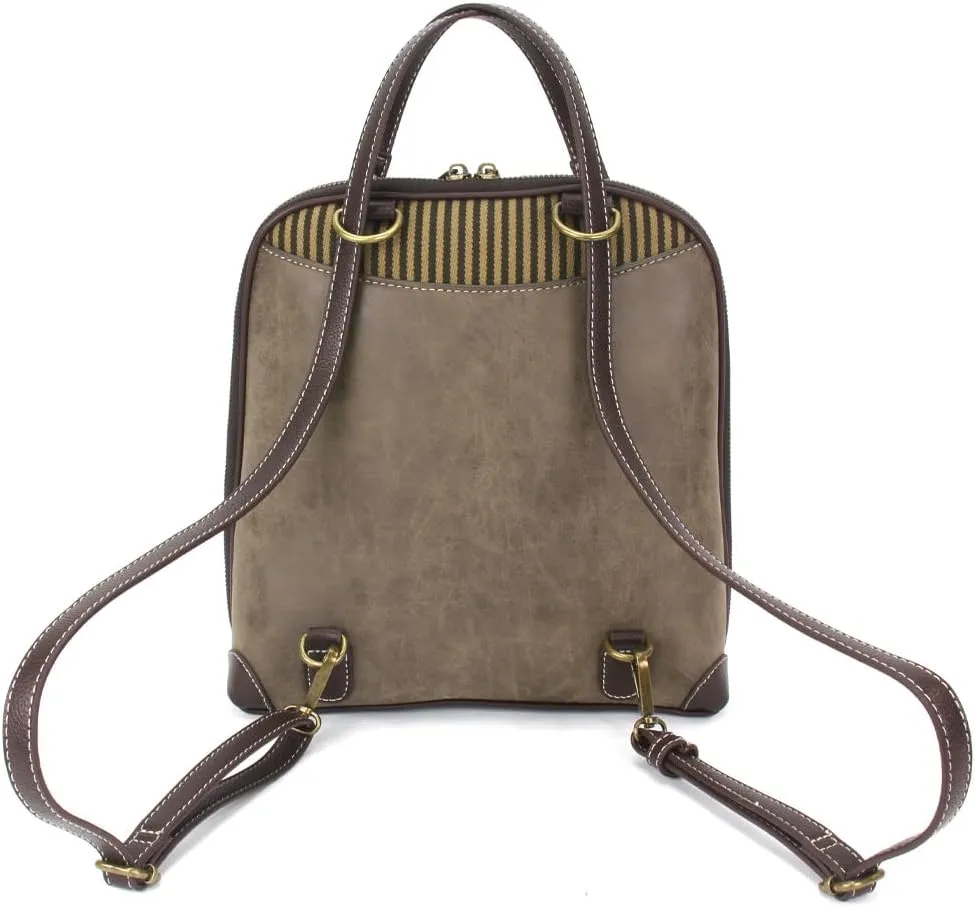 CHALA Convertible Backpack Purse - Women Convertible Shoulder Purse with Adjustable Strap