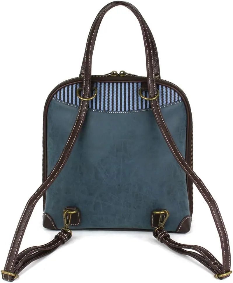 CHALA Convertible Backpack Purse - Women Convertible Shoulder Purse with Adjustable Strap