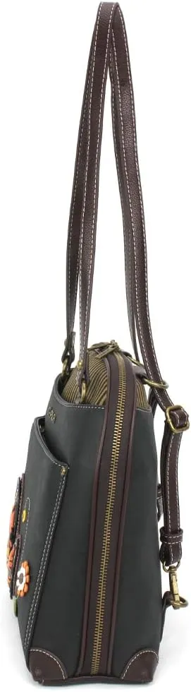 CHALA Convertible Backpack Purse - Women Convertible Shoulder Purse with Adjustable Strap