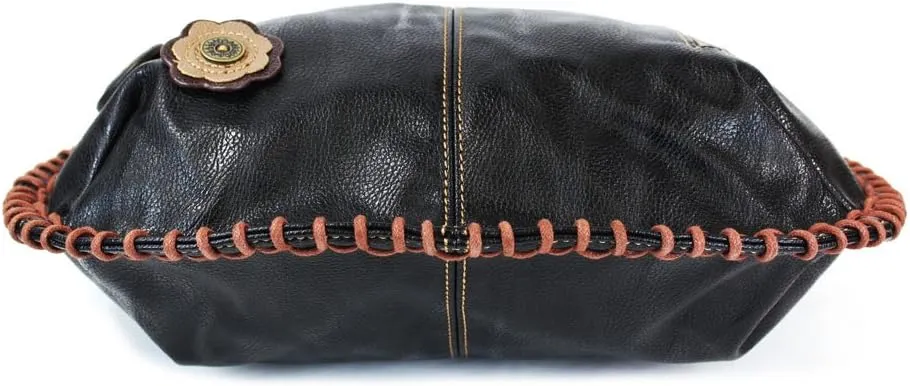 CHALA Convertible Shoulder or Crossbody Large Hobo Handbag with Keyfob -Multicolor