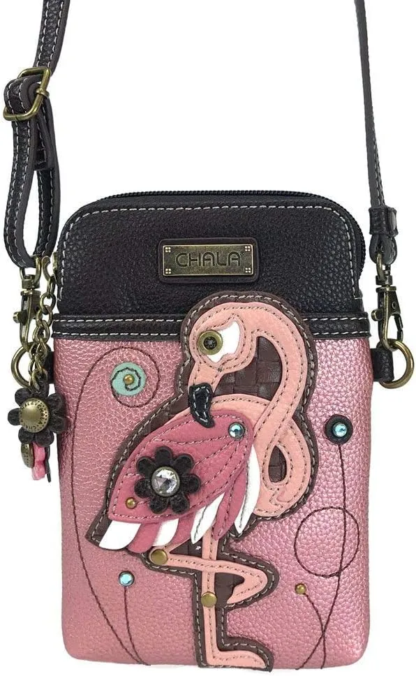 CHALA Crossbody Cell Phone Purse | Women's Multi-Color Wristlet Handbags with Adjustable Strap