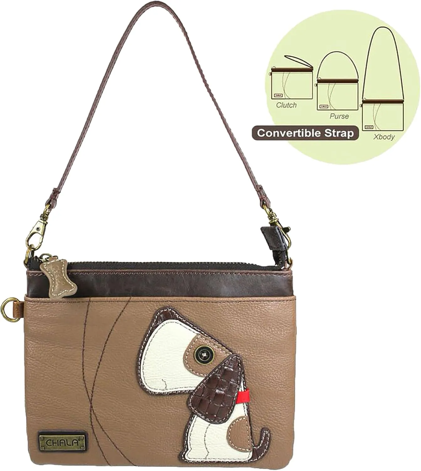 CHALA Mini Crossbody/Purse with Convertible Strap Stylish, Compact, Versatile