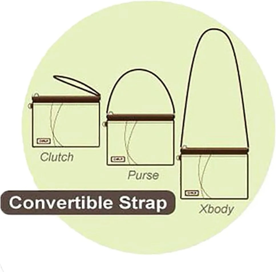 CHALA Mini Crossbody/Purse with Convertible Strap Stylish, Compact, Versatile