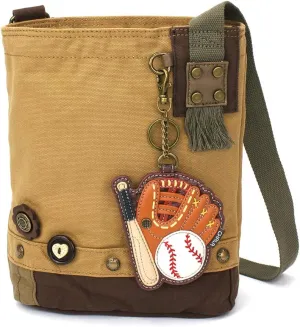 Chala Patch Cross-Body Women Handbag Canvas Messenger Bag