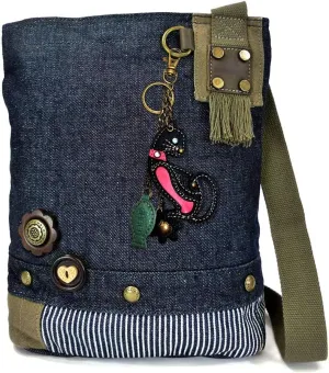 Chala Patch Cross-Body Women Handbag, Canvas Messenger Bag