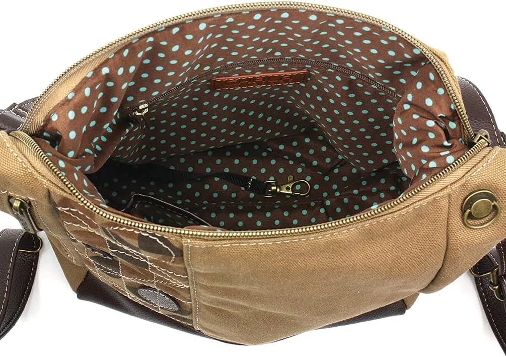 CHALA Retro Convertible Purse - Crossbody, Backpack, and Shoulder Purse - Olive