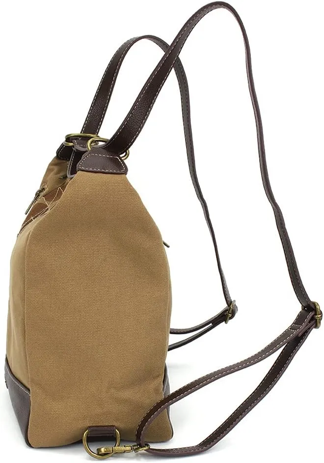 CHALA Retro Convertible Purse - Crossbody, Backpack, and Shoulder Purse - Olive