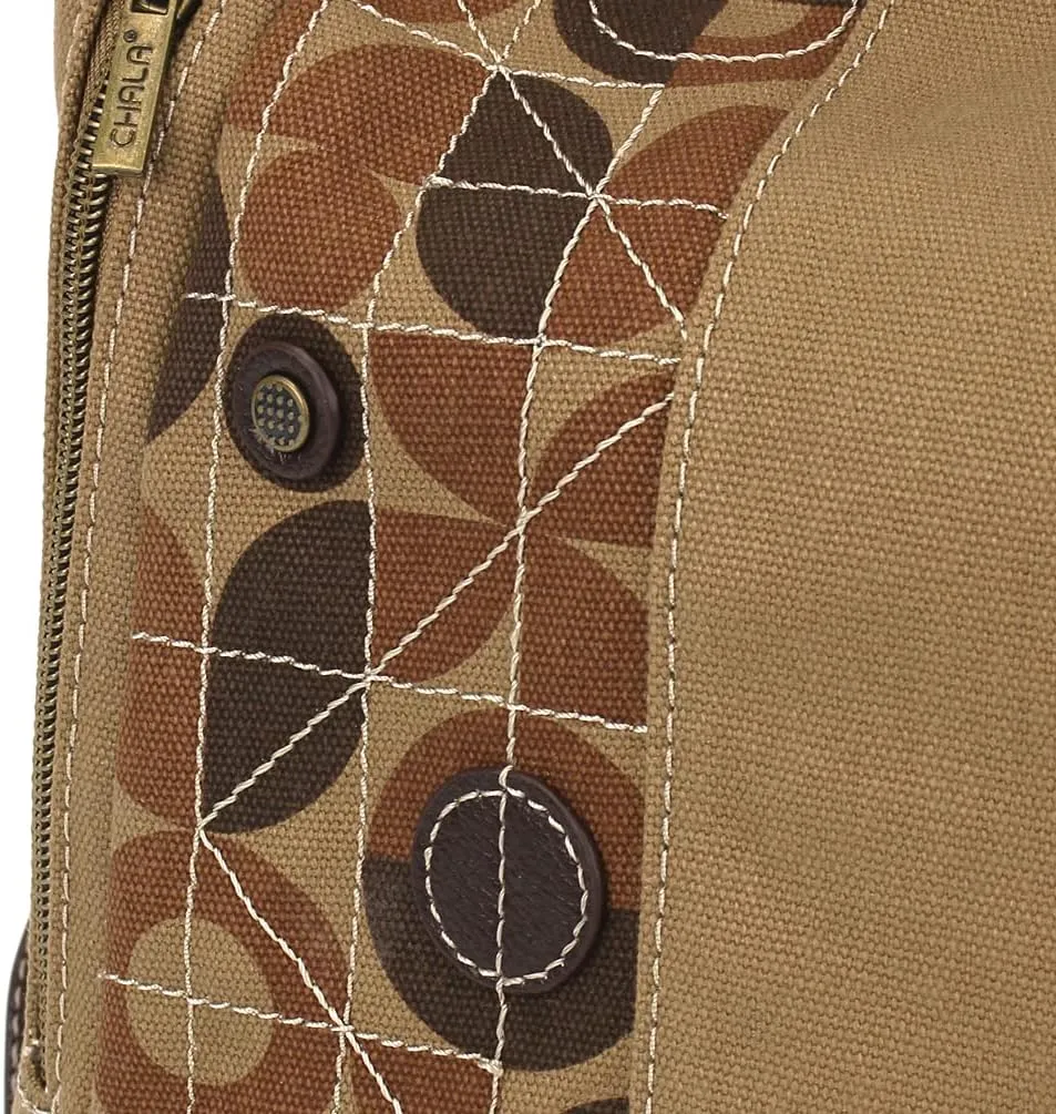 CHALA Retro Convertible Purse - Crossbody, Backpack, and Shoulder Purse - Olive