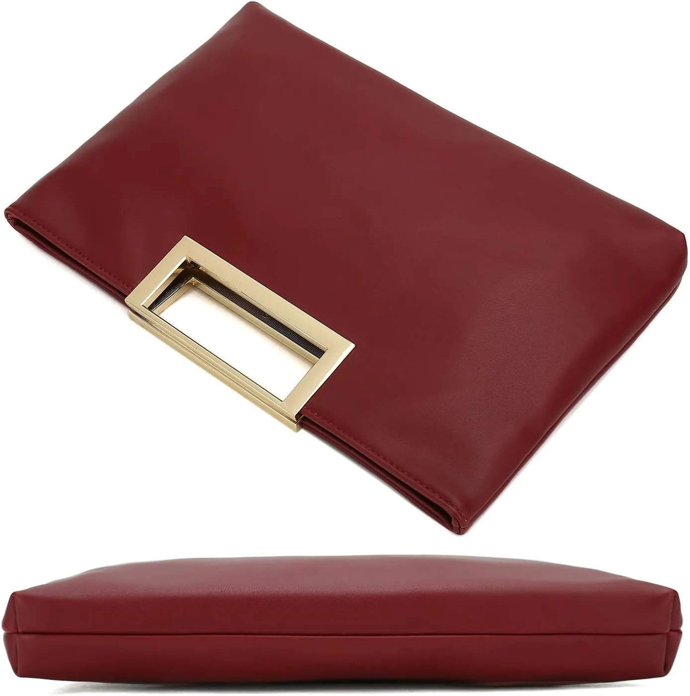 CHARMING TAILOR Fashion PU Leather Handbag Stylish Women Convertible Clutch Purse