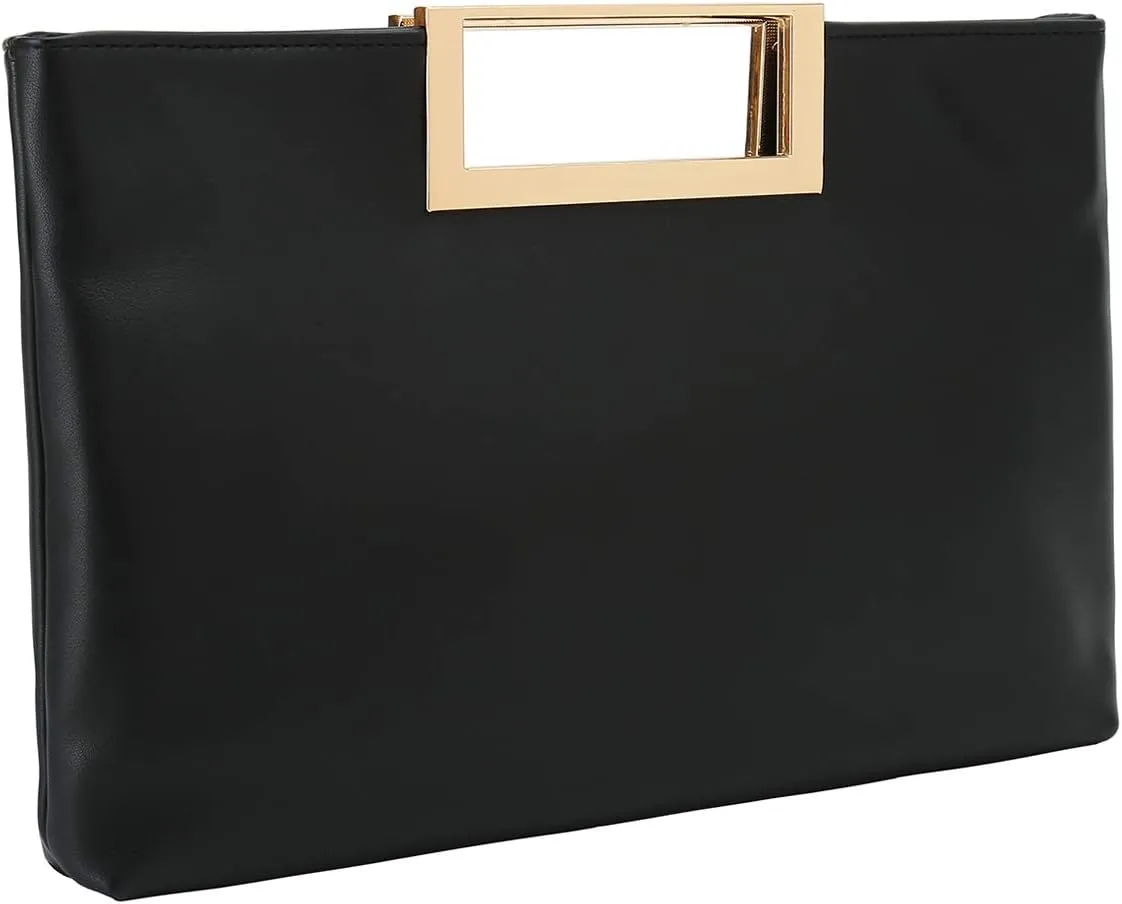 CHARMING TAILOR Fashion PU Leather Handbag Stylish Women Convertible Clutch Purse