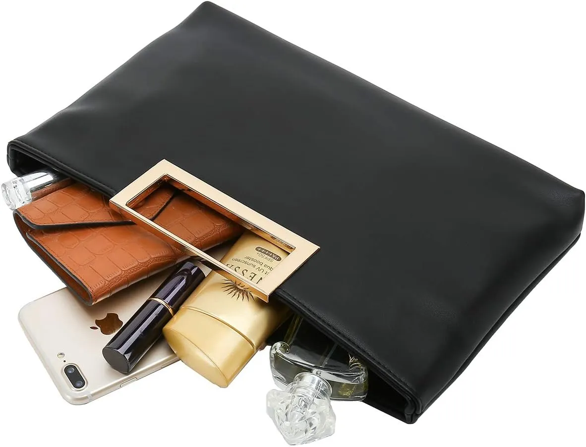 CHARMING TAILOR Fashion PU Leather Handbag Stylish Women Convertible Clutch Purse