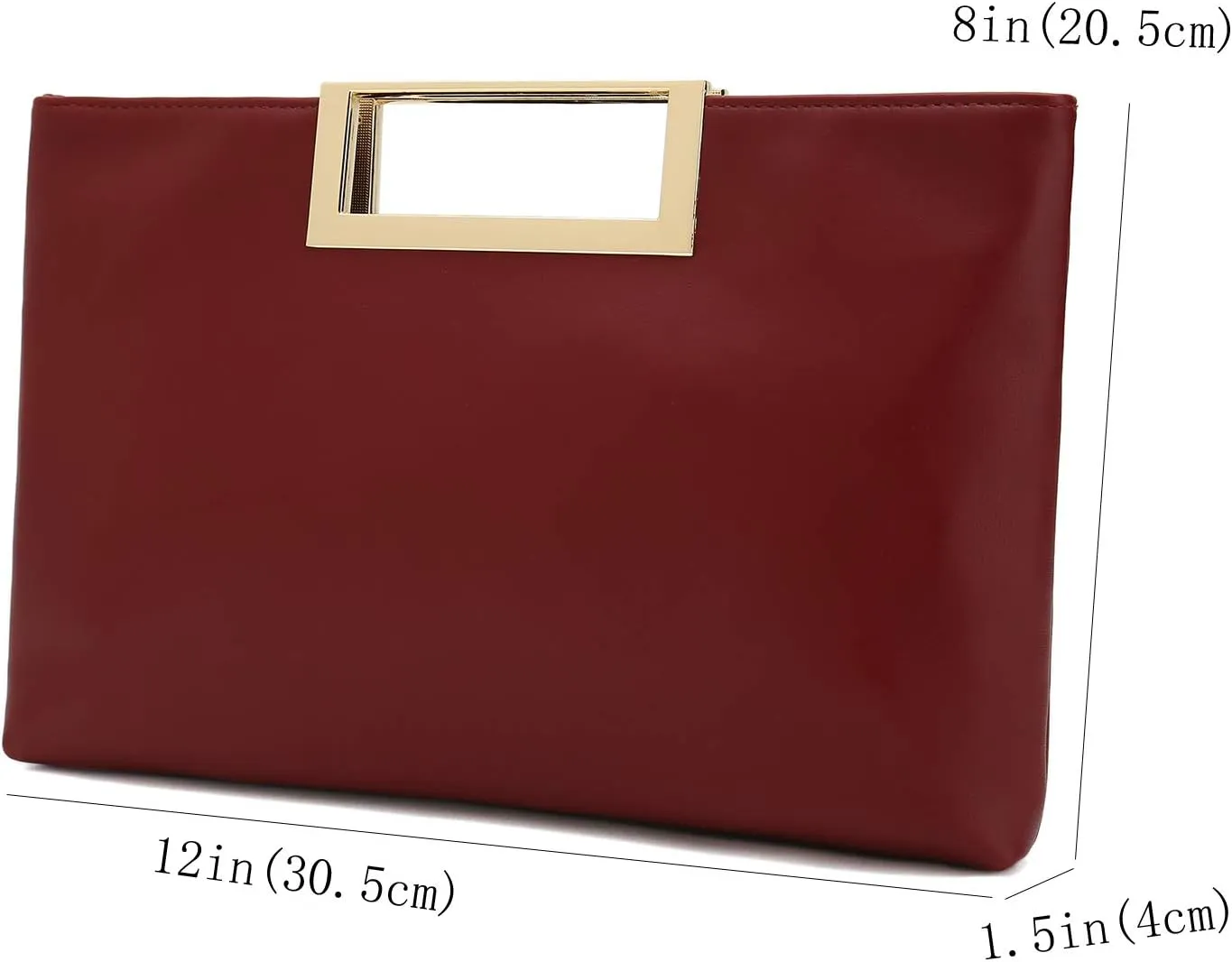 CHARMING TAILOR Fashion PU Leather Handbag Stylish Women Convertible Clutch Purse