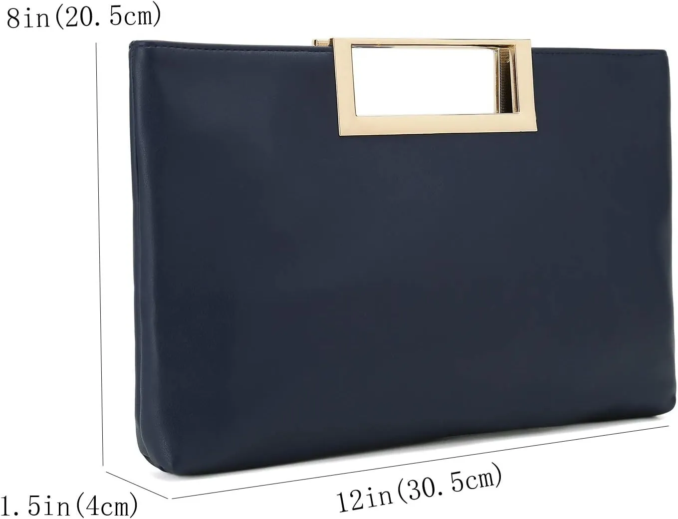 CHARMING TAILOR Fashion PU Leather Handbag Stylish Women Convertible Clutch Purse