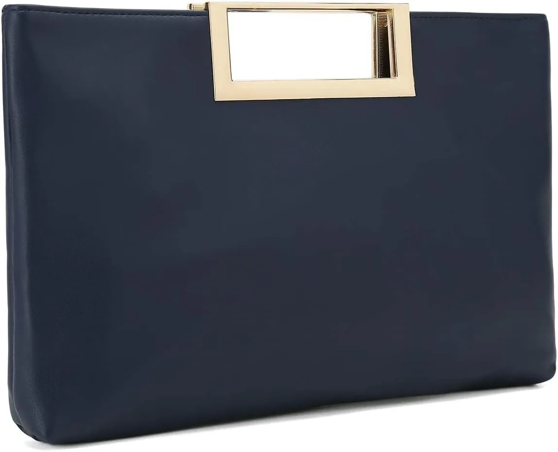CHARMING TAILOR Fashion PU Leather Handbag Stylish Women Convertible Clutch Purse