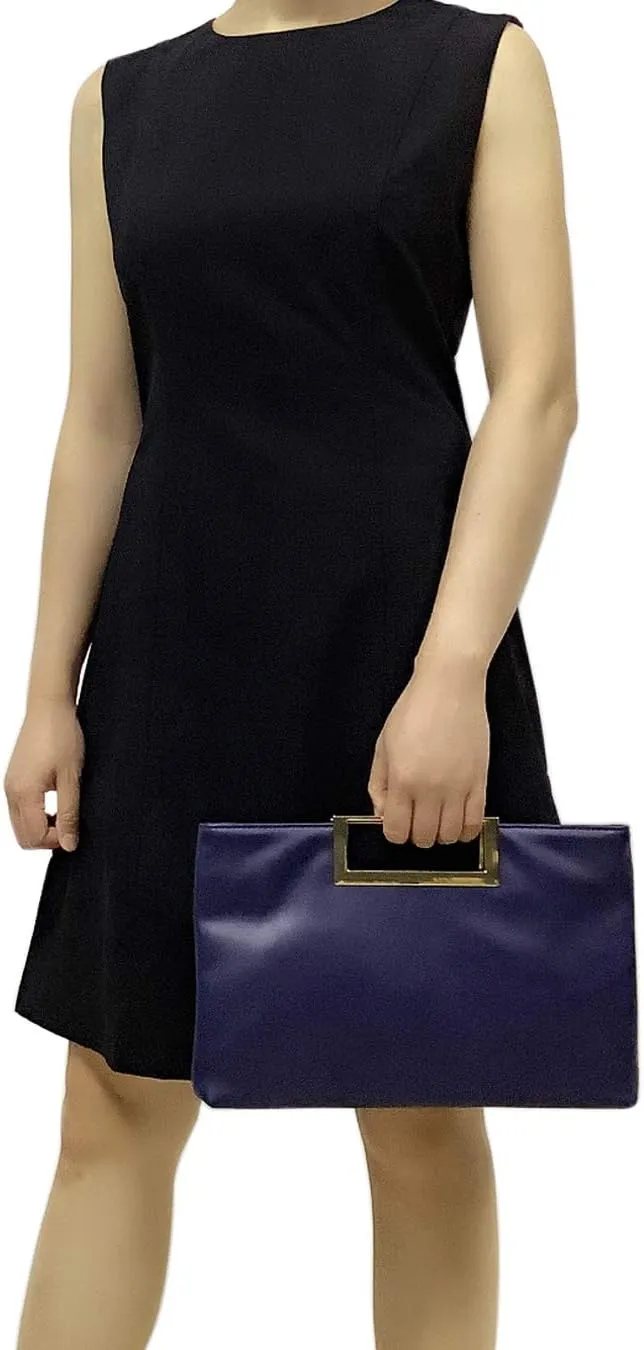 CHARMING TAILOR Fashion PU Leather Handbag Stylish Women Convertible Clutch Purse