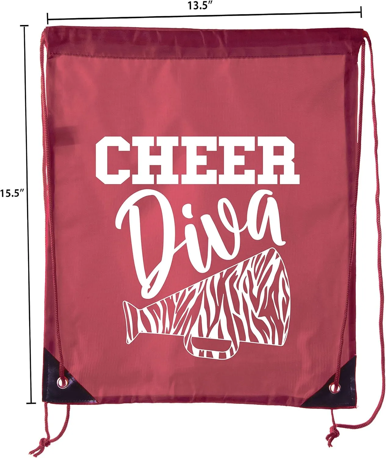 Cheer Bags, Pom Pom and Cheerleader drawstring Backpacks, Cheerleader Team bags