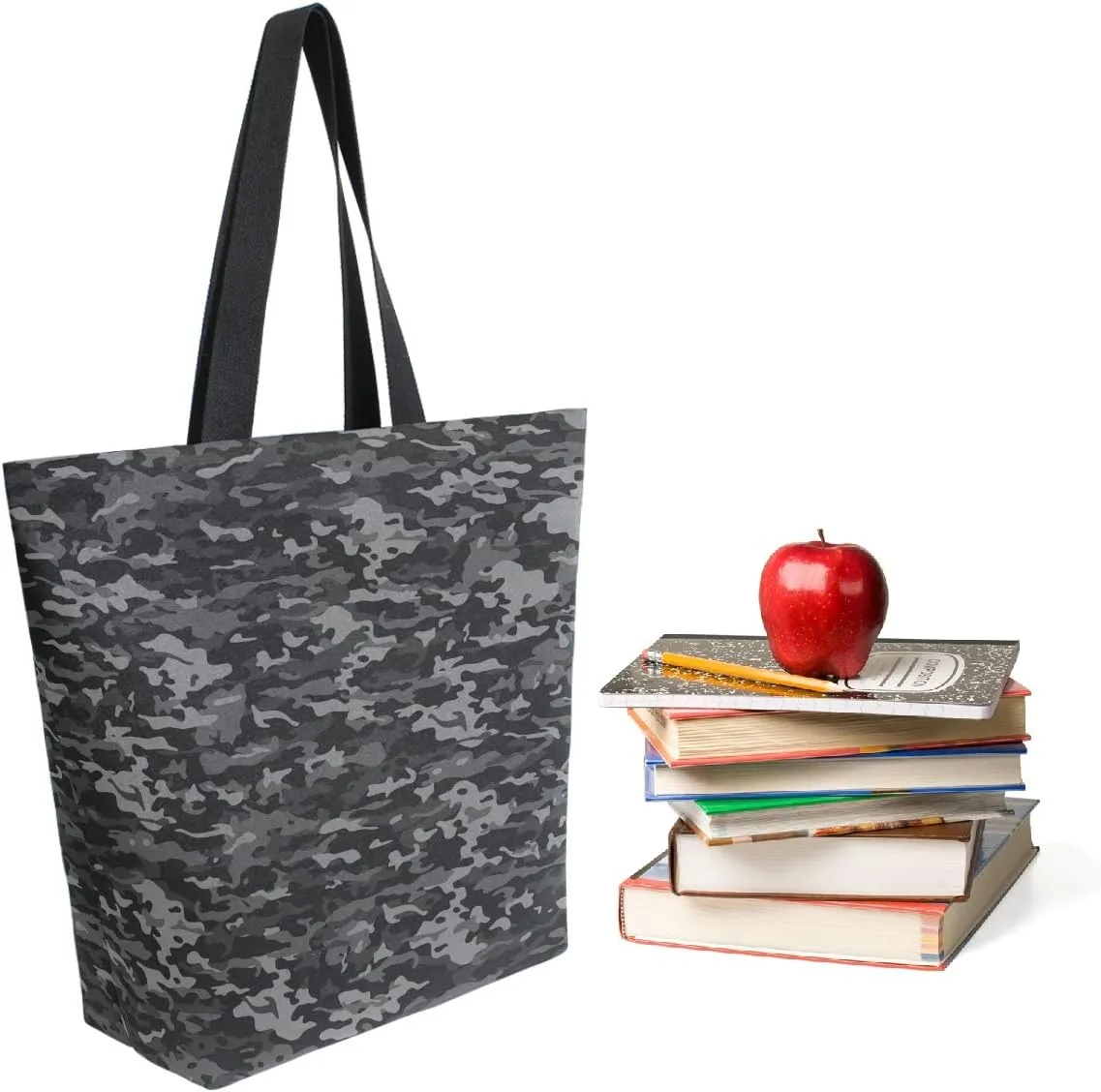 Chic Cute Fashion Style Pattern Extra Large Shoulder Tote Bag for Beach Travel Weekender Gym Grocery Shopping