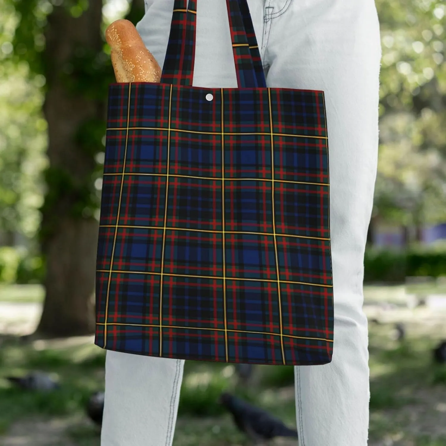 Classic Navy Blue And White Stripes horizontal striped Canvas Totes Bag Shoulder Bags Shopping Crossbody