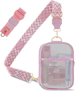 Clear Bag for Stadium Events Approved Concerts Outdoors See Through Sports Fan Handbags & Purses