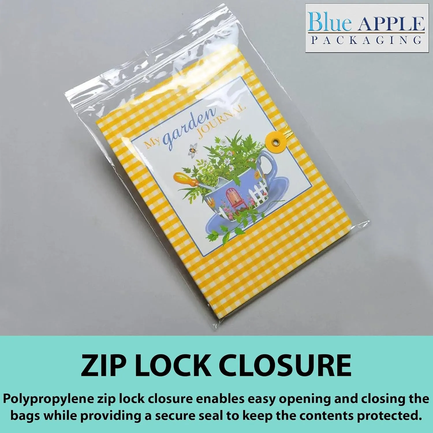 Clear Plastic Polypropylene Zip Bags - 6 x 8 & (100 Bags) 2 Mil Hang Hole for Display, Durable Poly Baggies with Resealable Zip Top Lock