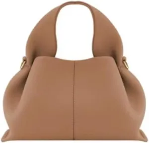 Cloud Silhouette Leather Handbag，Designer Leather Shoulder Bags, Retro Crossbody bag ，Purse Casual Dumpling Hobo Bag