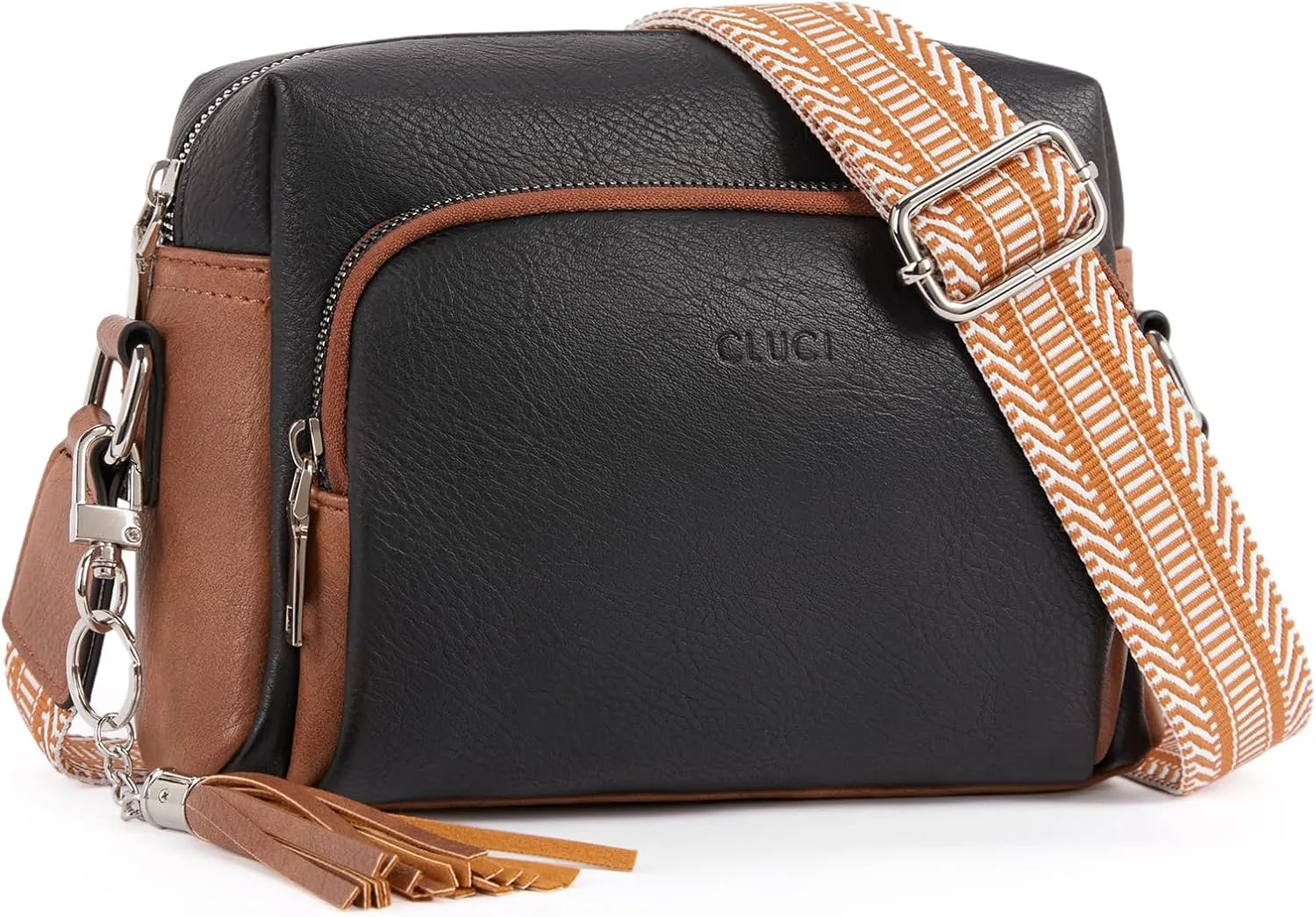 CLUCI Crossbody Bags for Women, Vegan Leather Shoulder Handbags，Purses for Women with Adjustable Wide Strap