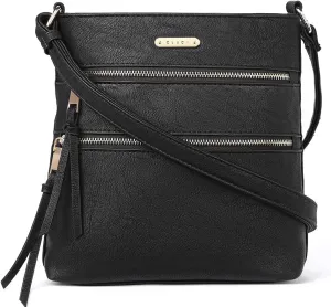CLUCI Crossbody Purses for Women, Medium Size Zipper Pocket Adjustable Strap, Soft Leather Women's Shoulder Handbags