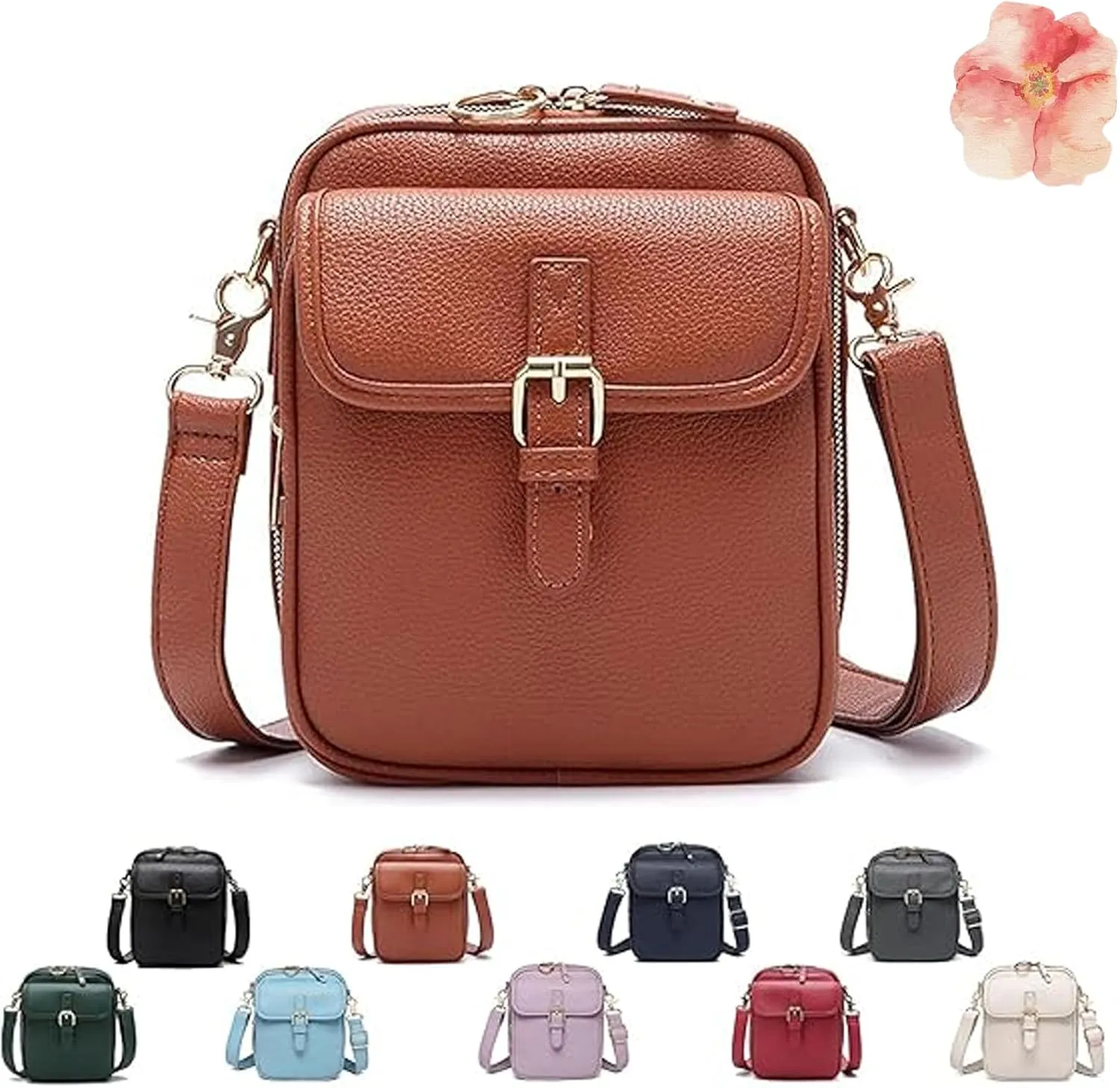 Collaborate Crossbody Leather Bag,Collaboraten1 Urvashi Cross Body Anti Theft Bag,Tojoyride Collaboration Shoulder Purse