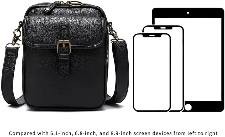 Collaboraten1 Crossbody Leather Bag, Collaborateam Crossbody Bag, Tojoyride Urvashi Anti Theft Shoulder Bags